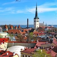 Blick über Tallinn, Estland