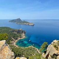 Ausblick auf das Meer bei Sant Elm
