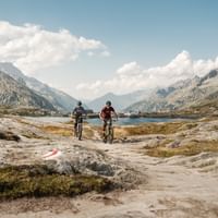 Fahrt auf einsamen Trails