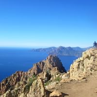 Korsika Calanche Aussicht