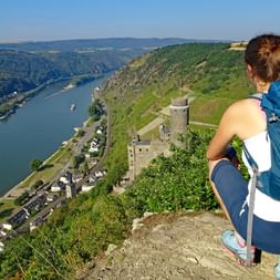 Wanderer am Rheinsteig