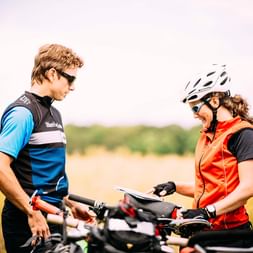 Radfahrer auf Fünen