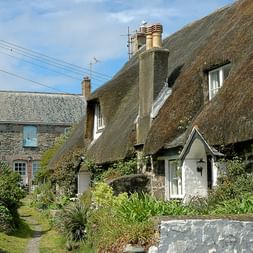 Typical houses in Cornwall.