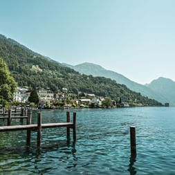 Geniessen Sie zum Abschluss ein Fussbad am Seeufer in Luzern.