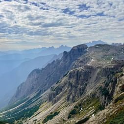 Bergpanorama in den Dolomiten