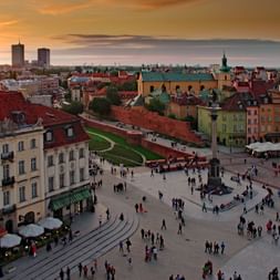 Panoramablick Warschau