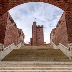 Eine Festung in Helsingborg in Schweden. Wanderferien mit Eurotrek.