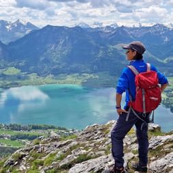 Bergpanorama a Wolfgangsee