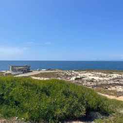 Meerblick in Portugal auf Veloreise.