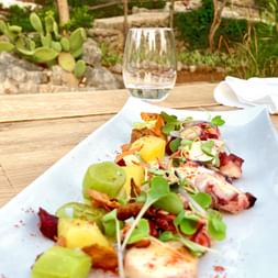Octopus-Salat auf mallorquinische Art