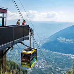Wanderreise Südtirol Bergstation Texelbahn Ausblick