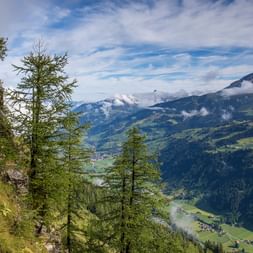 View of the valley near Lenk.