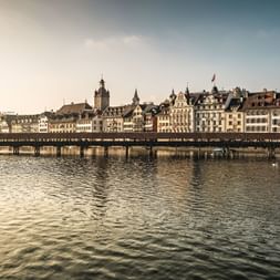 Lucerne in the sunlight. Active holidays with Eurotrek.