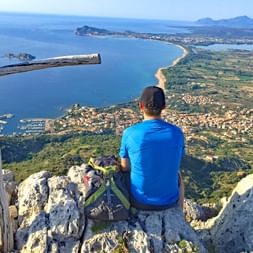 Malerischer Küstenblick in Sardinien