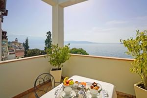 Ausblick von der Zimmerterrasse