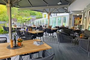 Hotel Erika Restaurant-Terrasse