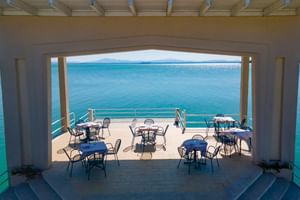 Hotel Lido Passignano Terrasse Meer