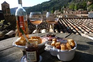 Dining above the rooftops in Provence