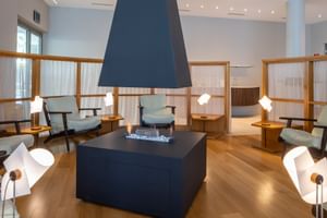 Relaxation room in the wellness area