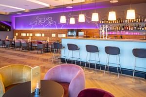 Stylish hotel bar