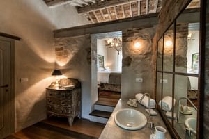 Palazzo Drogheria e Locanda Franci Montalcino Badezimmer