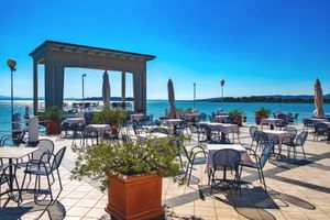 Hotel Lido Passignano Terrasse Aussenbereich