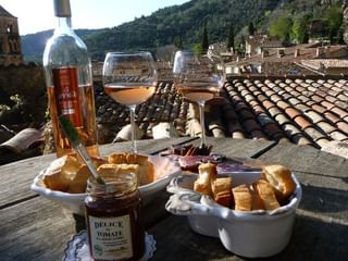 Dining above the rooftops in Provence
