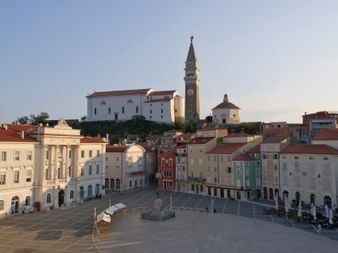 Tartini Platz in Zentrum von Piran