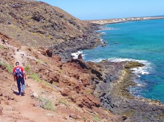 Küste von La Graciosa auf Lanzarote