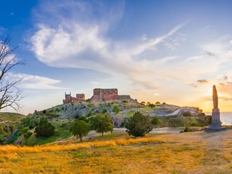 Hammershus Burgruine auf Bornholm