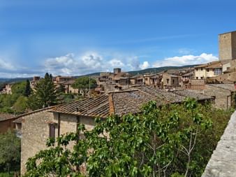 Ausblick über die Dächer von San Gimignano