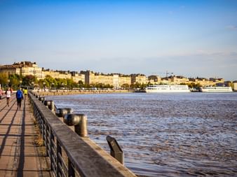 Blick auf Bordeaux