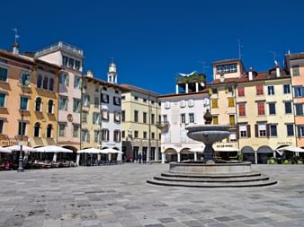 Stadtplatz in Udine