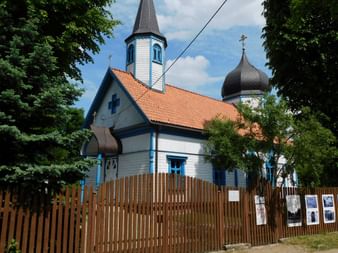 Kirche rundtour in Krutyn