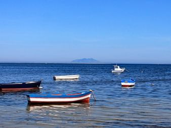 Fischerboote im Meer
