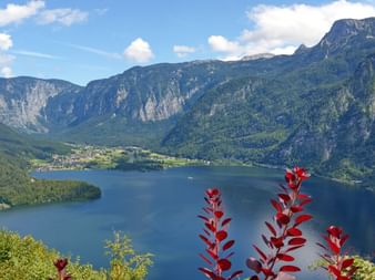 View of Lake Hallstatt from the Salzberg
