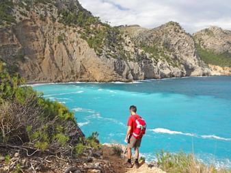 Wandern und Meer auf Mallorca Bucht Coll Baix