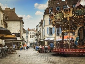 Der Marktplatz von Dijon