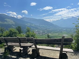 Blick auf Mals.