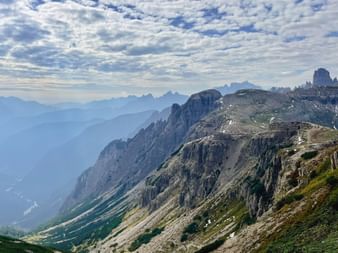 Bergpanorama in den Dolomiten