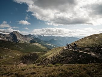 Biker auf dem Pass