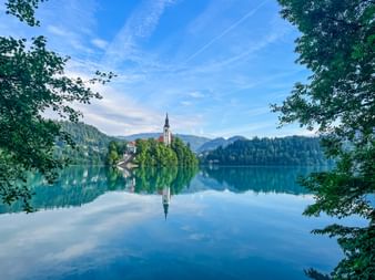 Kirche Insel in Bled