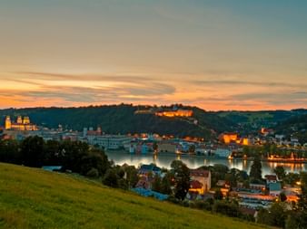 Passau in the evening