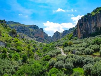 Zuheros Felsen in Andalusien Zuheros Felsen in Andalusien