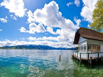 House on lake Attersee