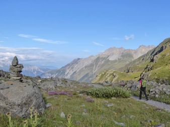 Traumhafte Aussicht auf die Schweizer Alpen