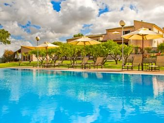 Poollandschaft Finca Son Roig auf Mallorca