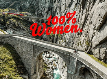 Titelbild Route 1291 100 % Women Challenge in der Schöllenenschlucht