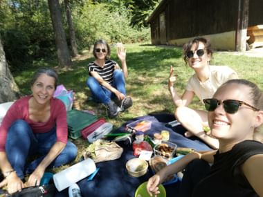 Picknick in der Gruppe