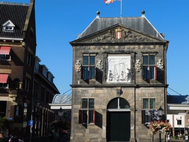 Gebäude Waage von Gouda, in der sich die öffentliche Waage befand.